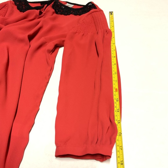 Disney A Collection by Lauren Conrad Red/Black Top - Picture 6 of 8